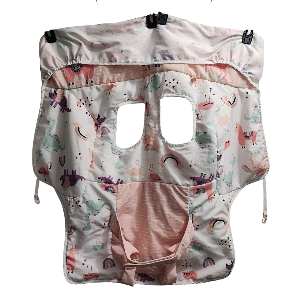 Skip Hop Shopping Cart Cover Llama Print Padded Seat Safety Straps